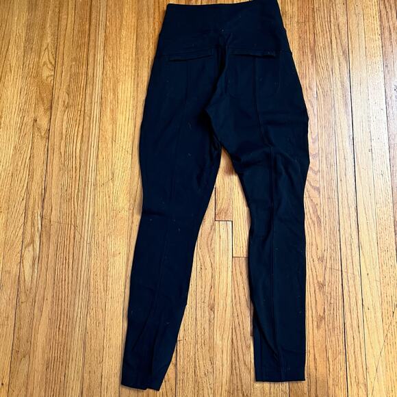 Athleta Pants Womens 2 Petite Highline Hybrid Ankle Tight Black 591441 - Picture 3 of 10
